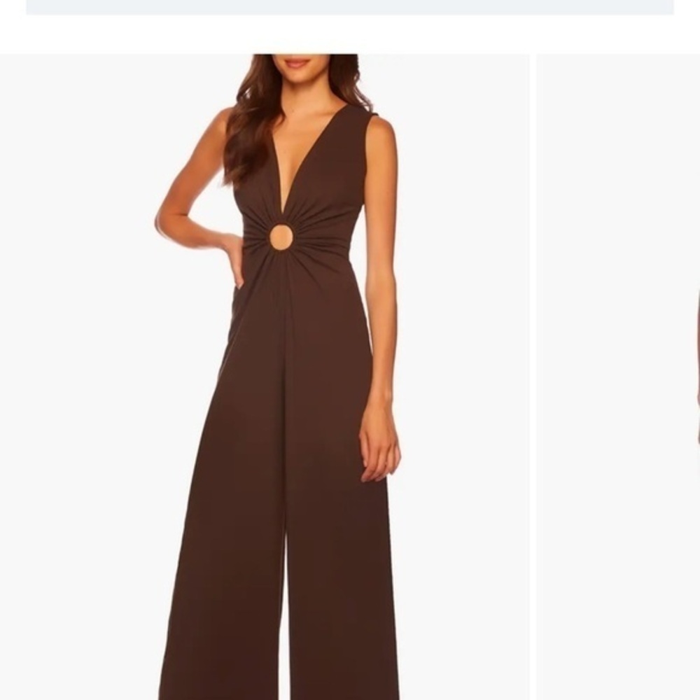 Susana Monaco MAROON JUMPSUIT